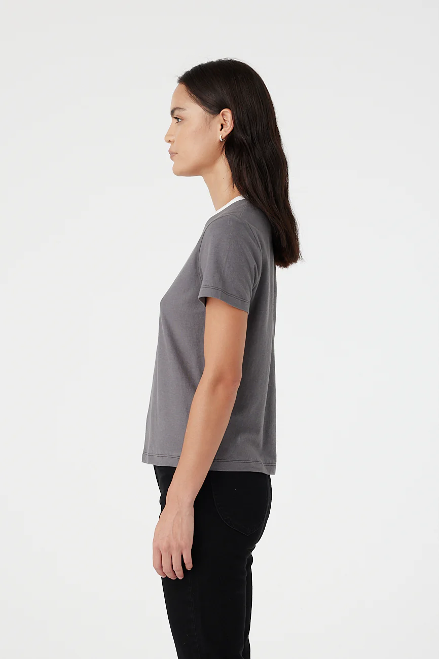 Ivy Tee Charcoal